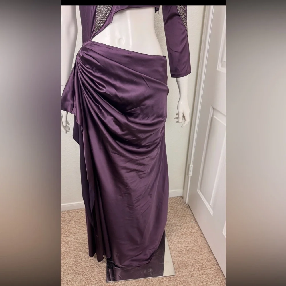 Unbranded Elegant Purple sequined Dress